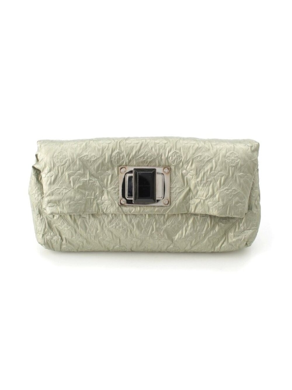 Louis Vuitton Limelight Pochette Altaire Monogram Clutch Silver